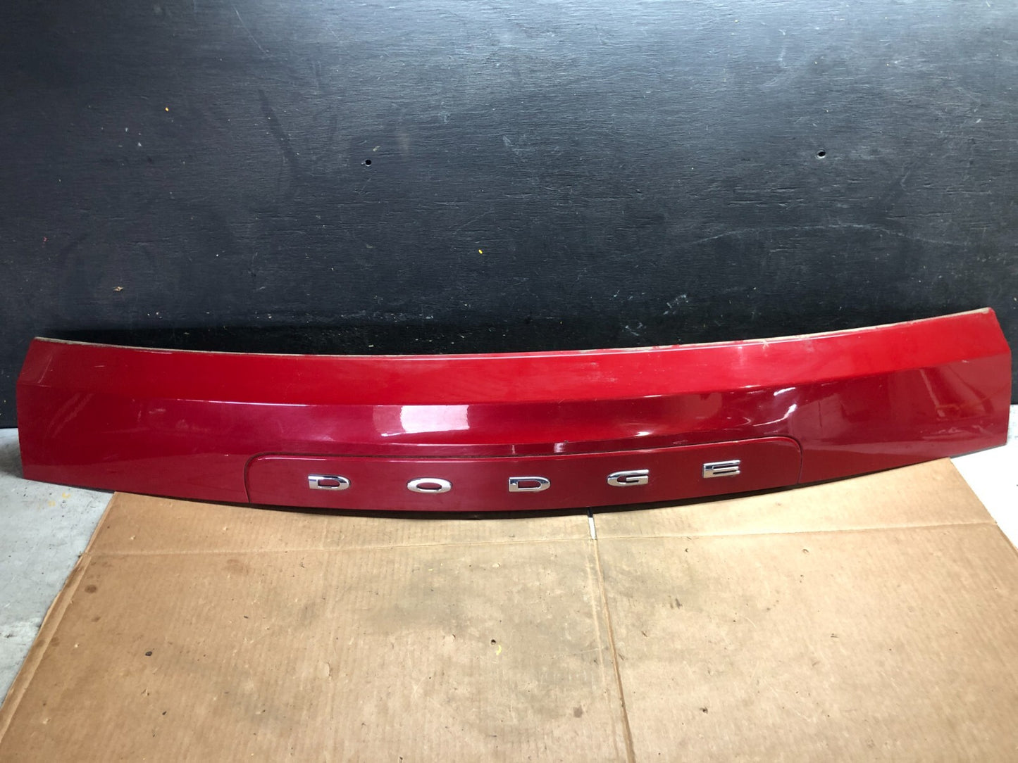2011-2018 Dodge Grand Caravan Black Rear Tail Gate Trim Molding Panel OEM A07970