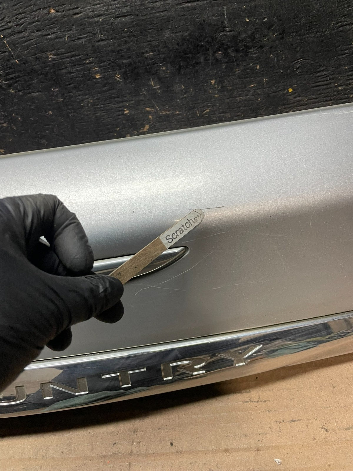 2011 to 2016 Chrysler Town & Country Tailgate Trim w/ Camera Panel OEM U8133 DG7