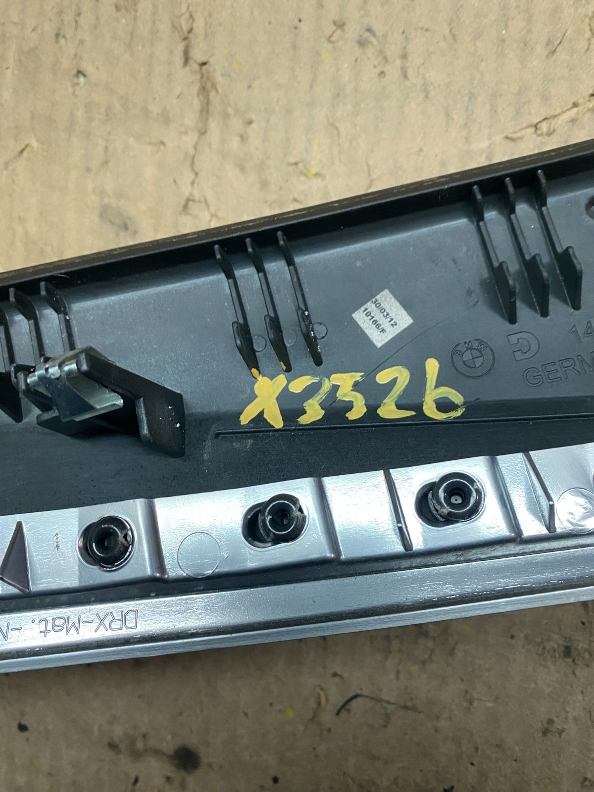2011-2013 Bmw 5 F10 550i Center Dash AC Vents Start Stop Trim Bezel X3526 DG11