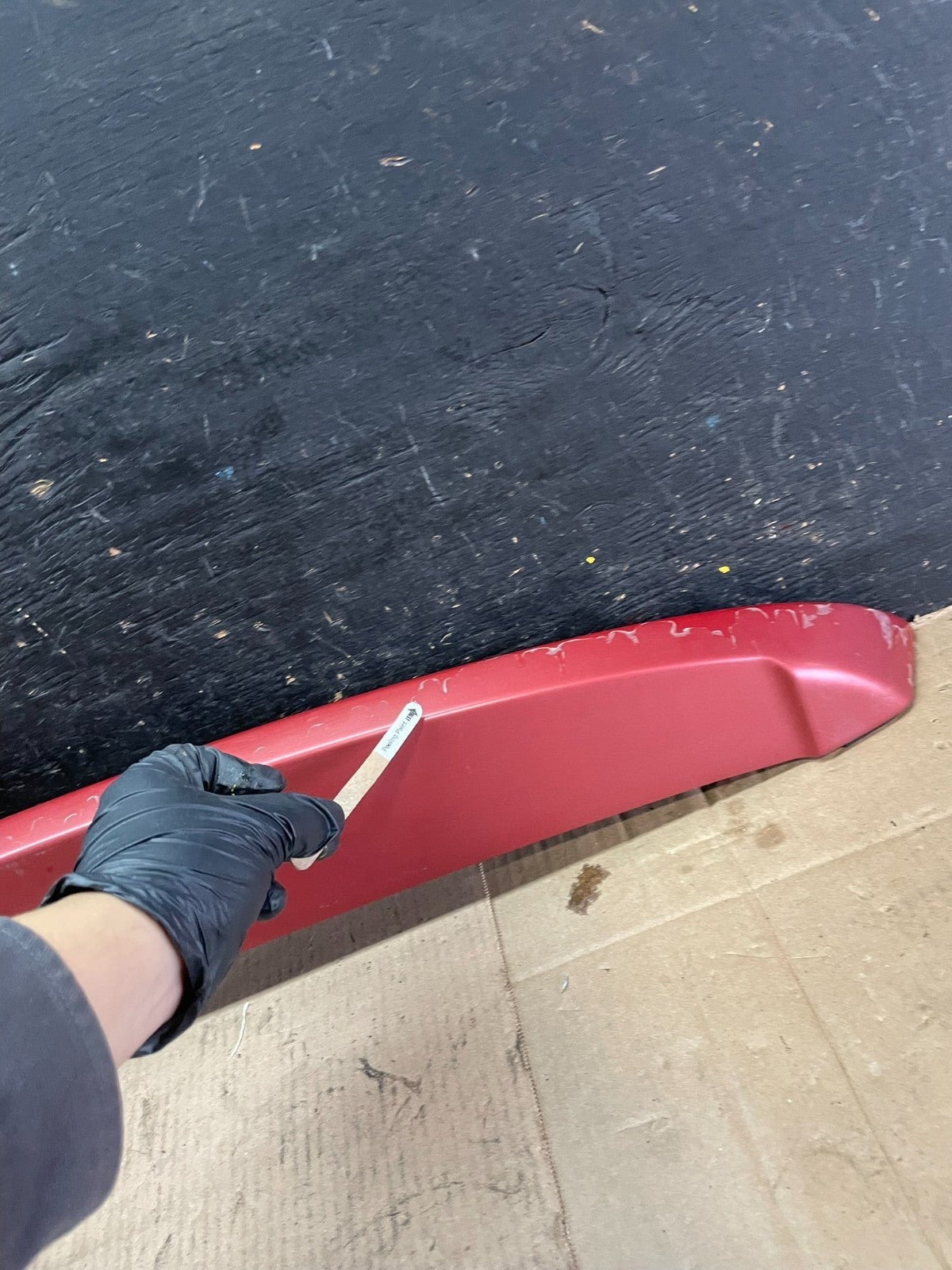2008 to 2010 Scion XD Rear Spoiler Wing Fin Lip Red OEM T0478 DG5