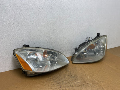 2002 to 2004 Nissan Altima Left+Right Side Set Halogen Headlights AE1613 DW2