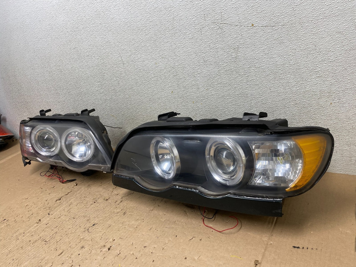 2000-2003 BMW X5 E53 LED Left+Right Set LED Projector Headlight R6549 C DG2