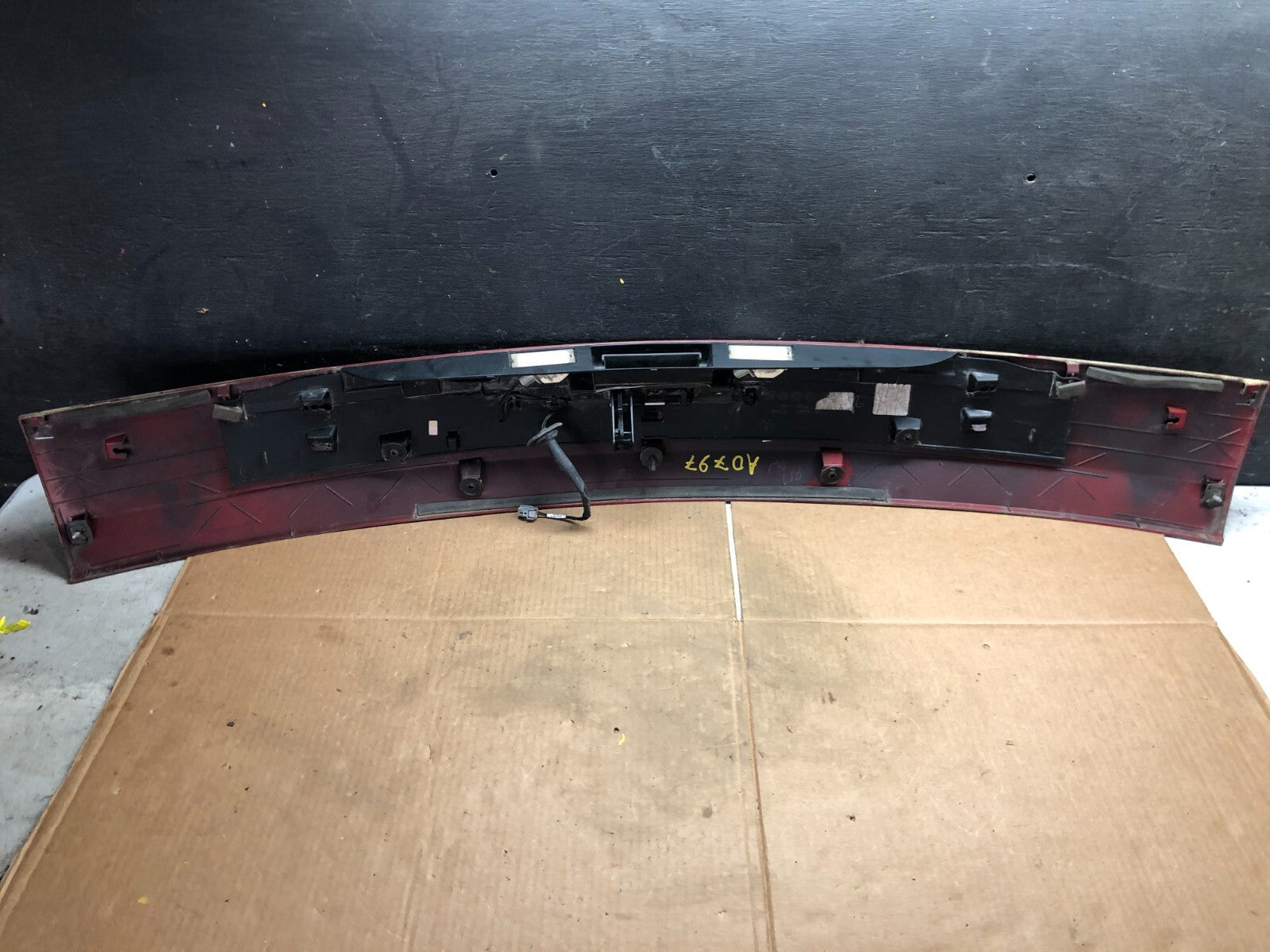 2011-2018 Dodge Grand Caravan Black Rear Tail Gate Trim Molding Panel OEM A07974