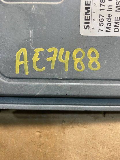 2006-2007 BMW E60 E61 525i 530i ECU ECM Engine Control Module 7567178 AE7488 DW3
