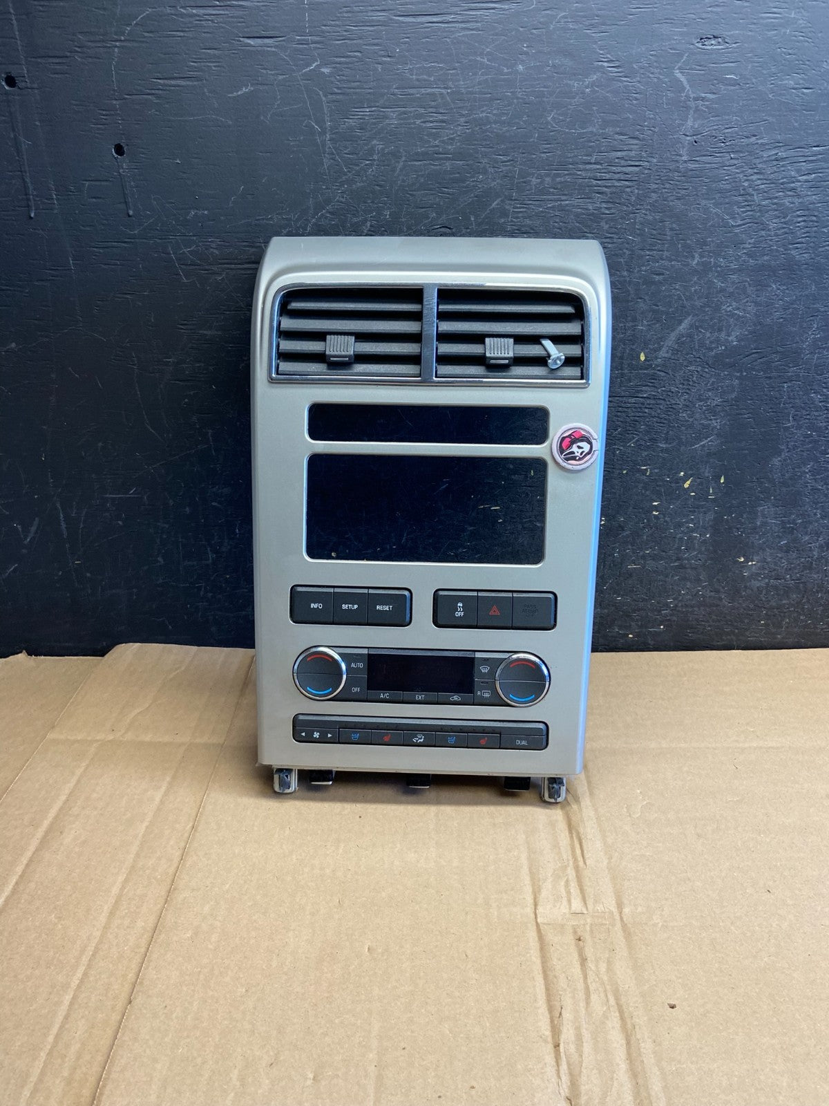 2008-2010 Lincoln MKX Temperature Climate Control Heat Seat Radio Bezel ai59640