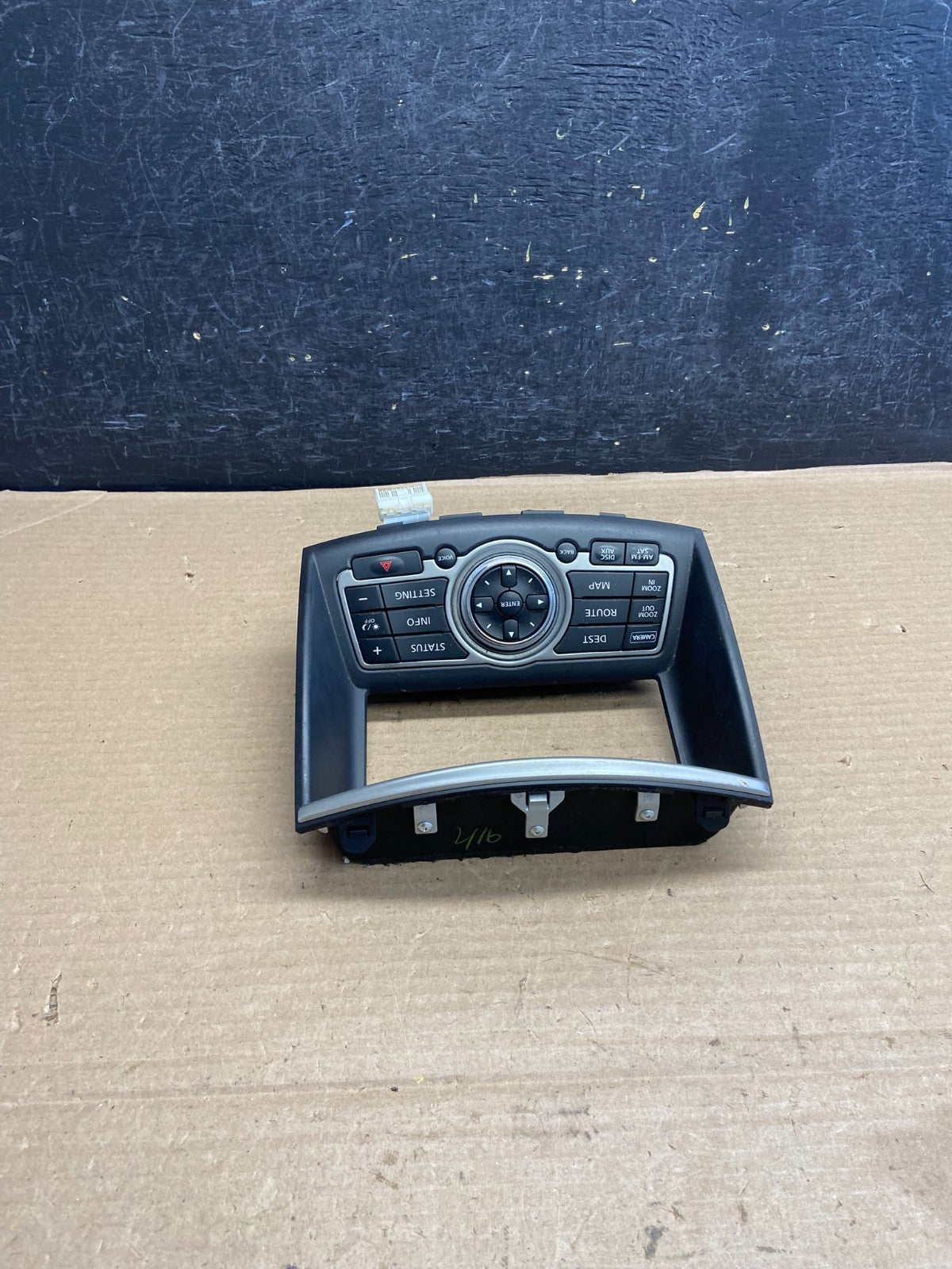 2008 - 2012 Infiniti G35 EX35 Radio Player Screen Panel Bezel AH1582 DG3