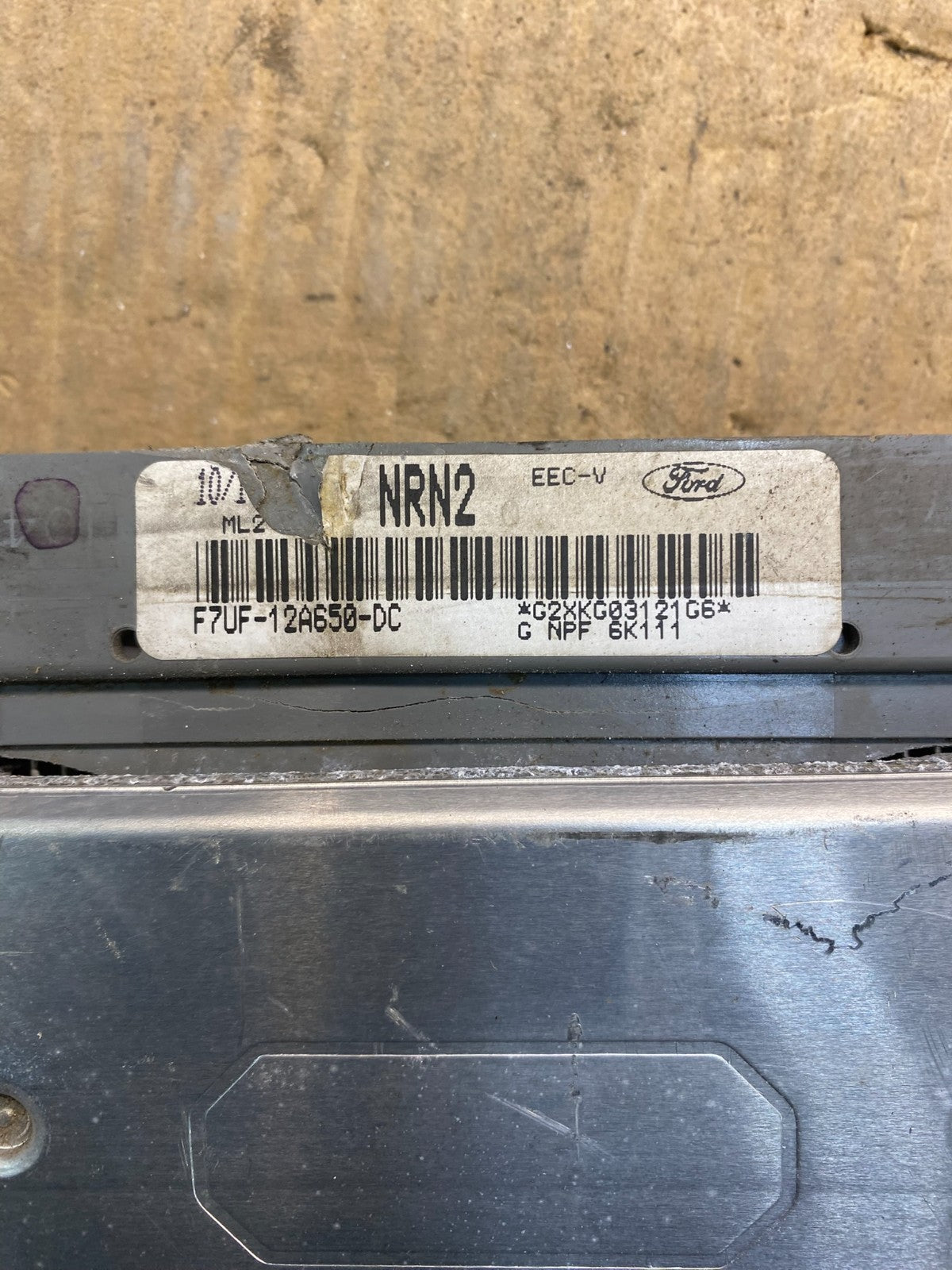 1997 Ford E150 ECM ECU Engine Computer Module F7uf-12a650-sf OEM AA3092 DG3