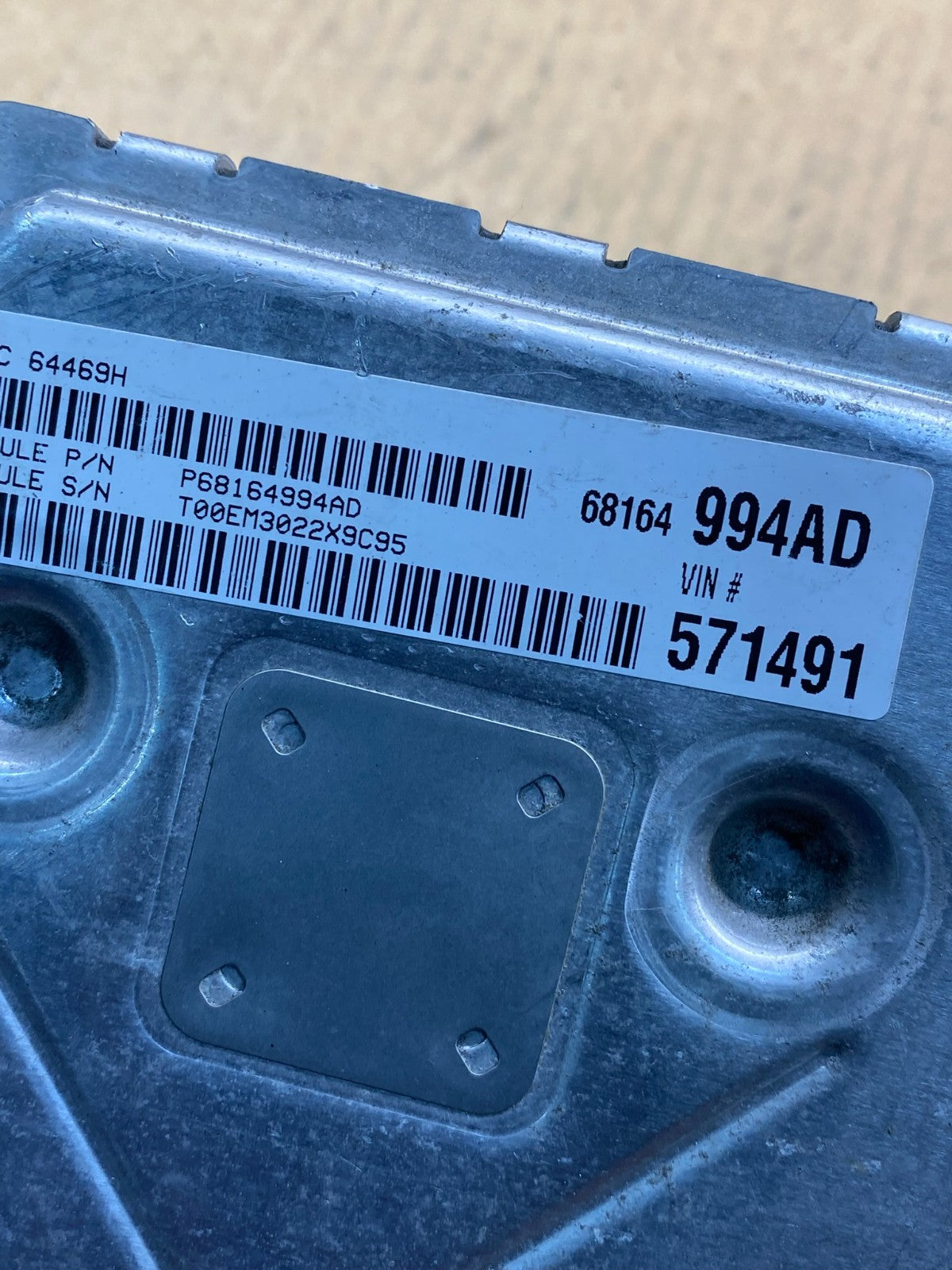 2013 Dodge Journey 3.6L ECU ECM Engine Computer Module p68164993ac AH5055 DG2