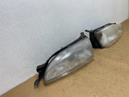 1995 - 1996 Toyota Camry Left+Right Side Set Halogen Headlights AD1238 DW1