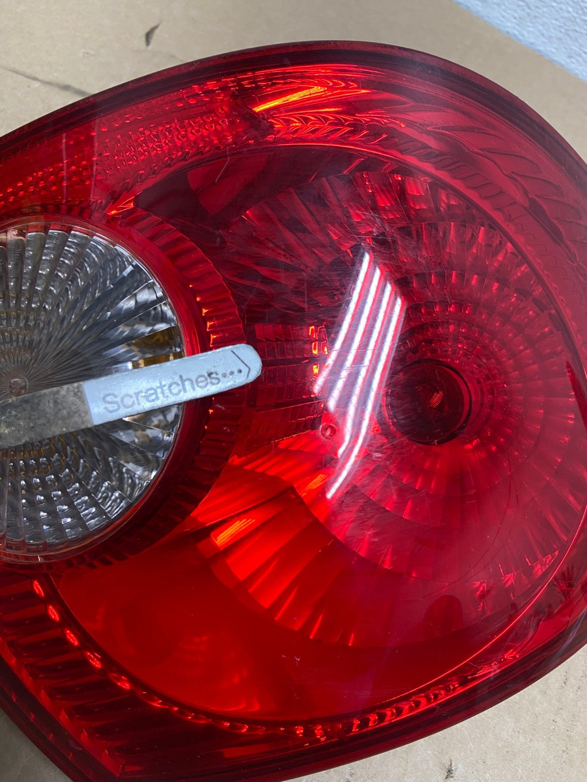 2005 to 2008 Toyota Corolla Left Driver Lh Side Tail Light AF9975 LK3