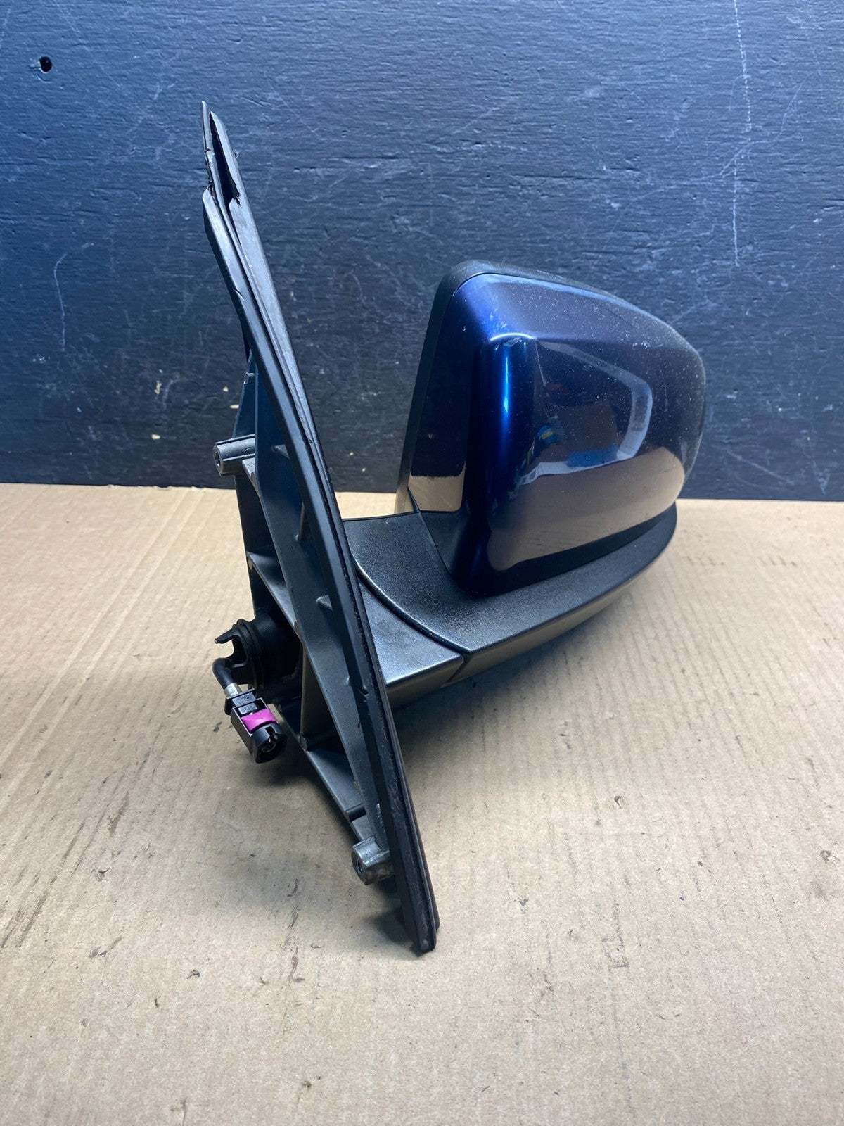 2007 to 2013 BMW X5 Left Driver LH View Door W/ Camera Mirror AE6349 DW1
