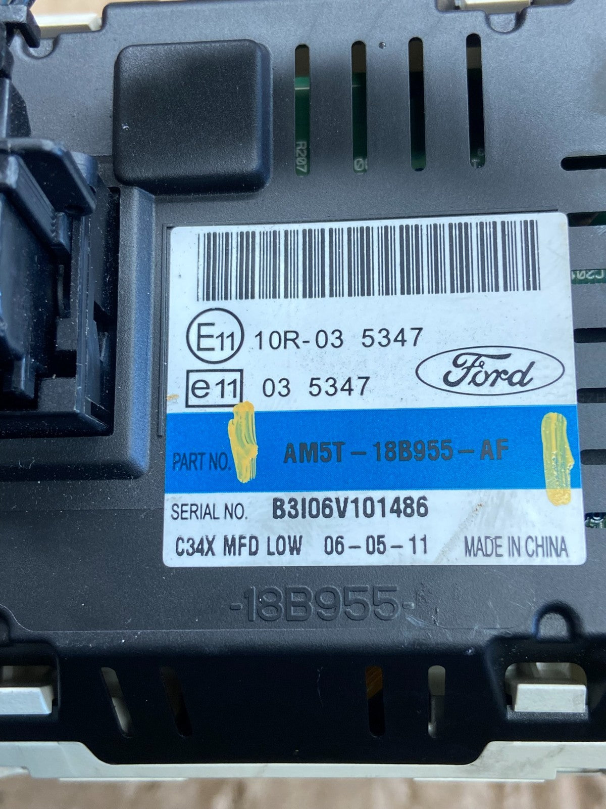 2012 GFord Focus Screen Radio Information Display Screen af6375 DG6