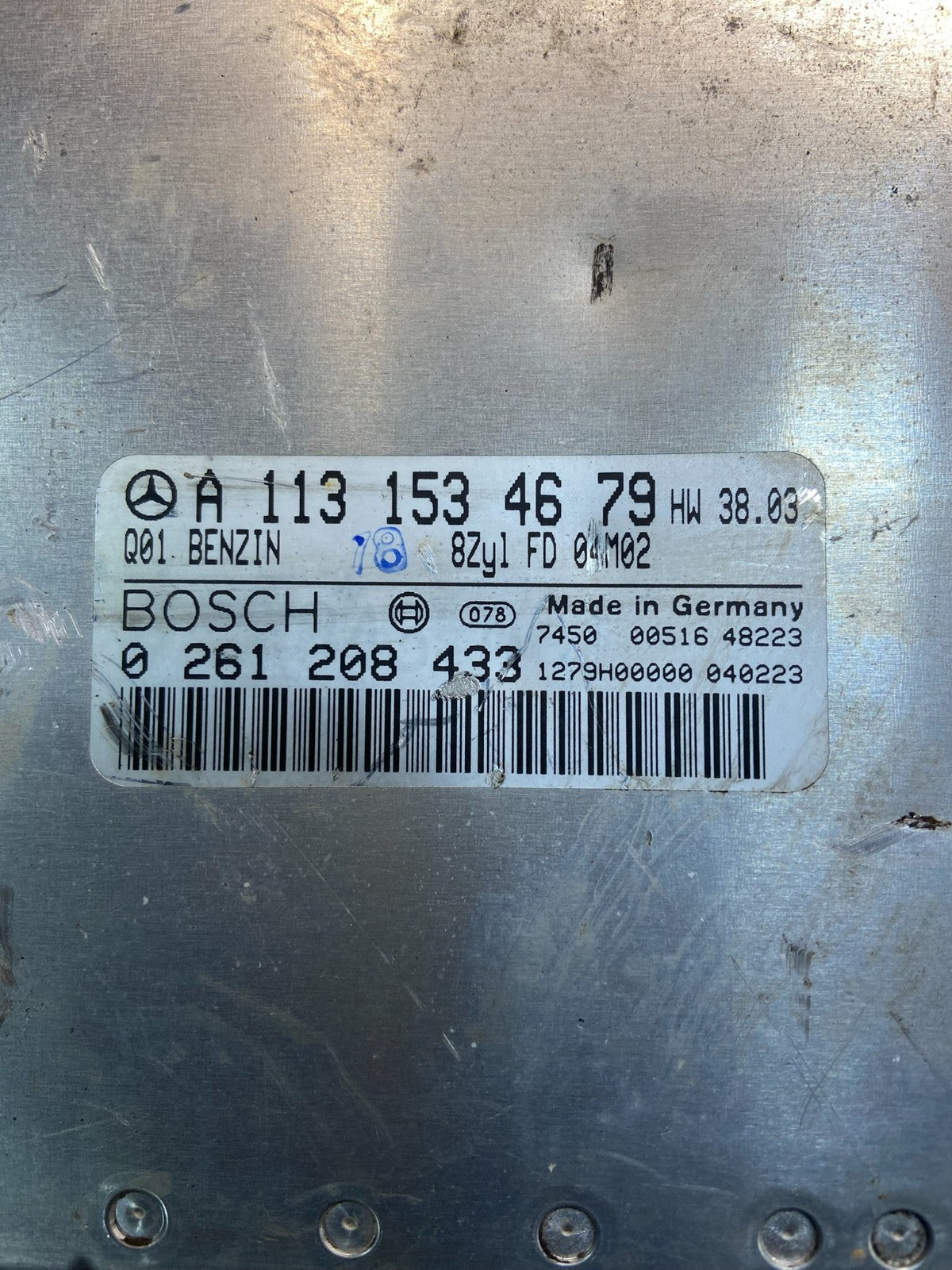 2000 to 2006 Mercedes S430 S500 ECU ECM Engine Control Module Unit OEM z2255 DG3