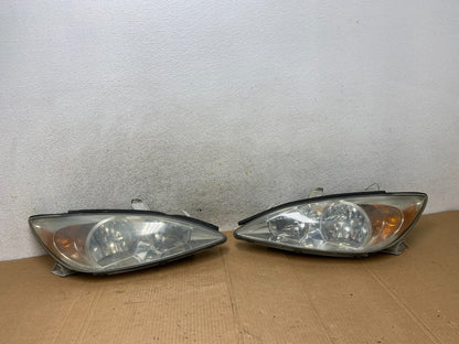 2002 2003 2004 Toyota Camry Left+Right Set Side Halogen Headlights AI4435 DW0