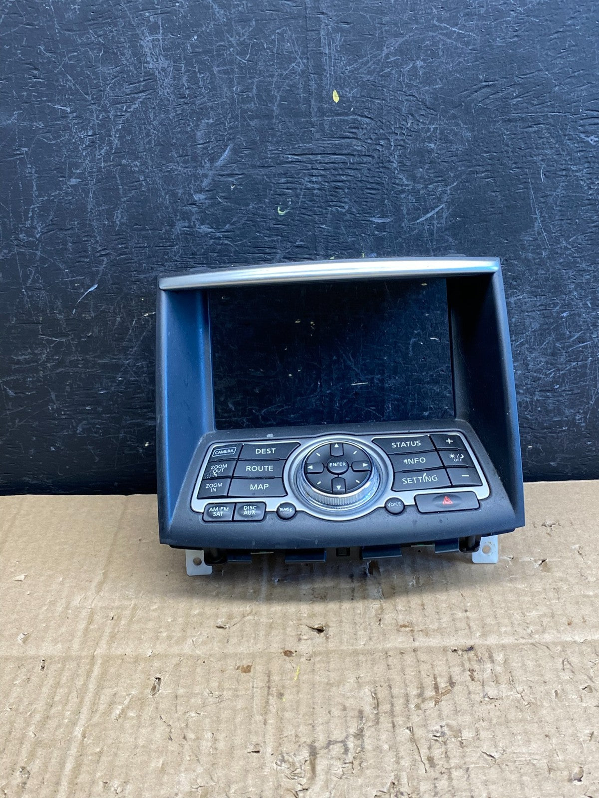 2008 - 2012 Infiniti G35 EX35 Radio Player Screen Panel Bezel AC9624 DG0