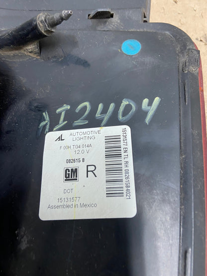 2002-2009 GMC Envoy Right Passenger RH Side Tail Light AI2404 LK7