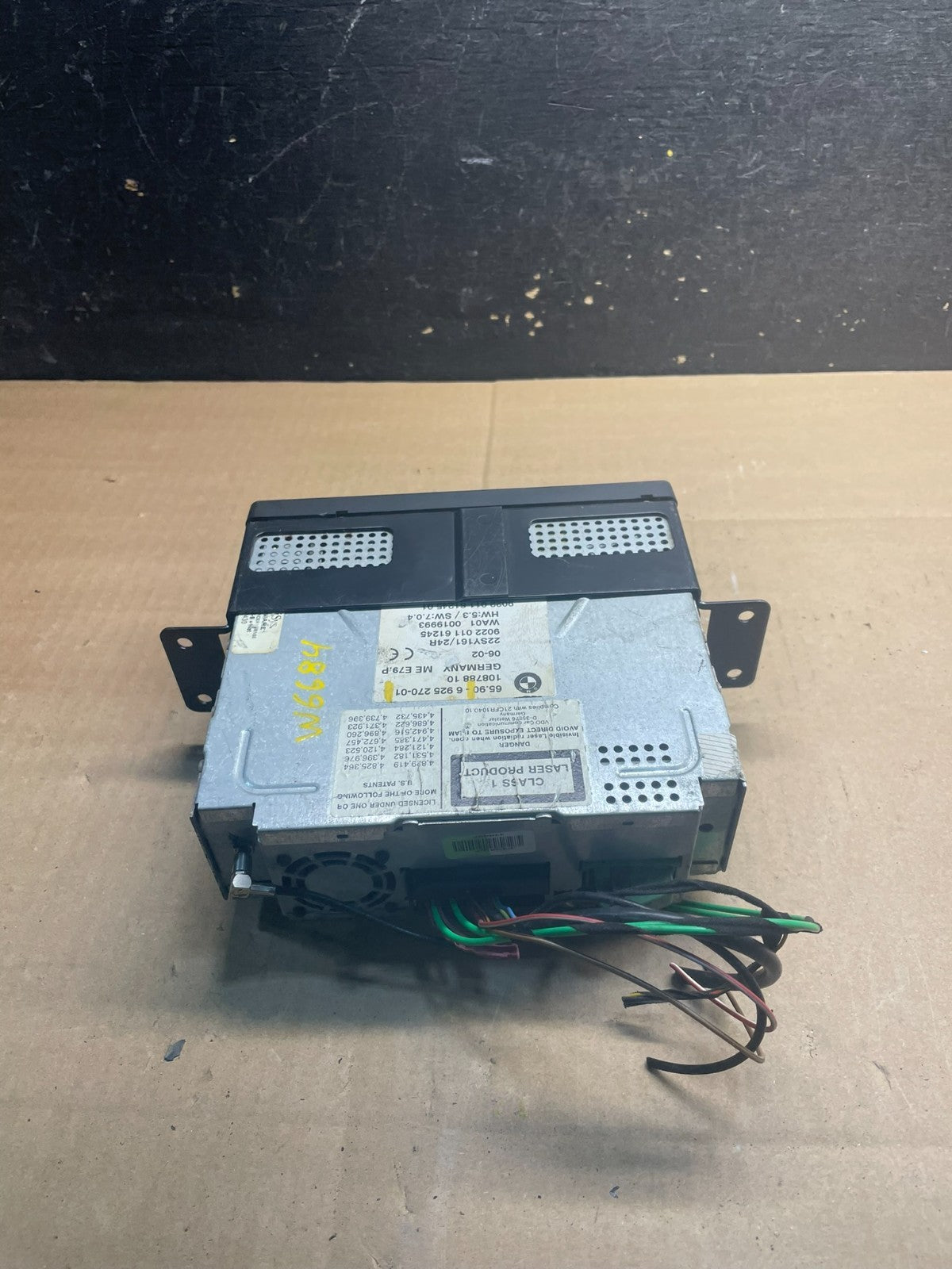 2002-2005 BMW 745i 760i Navigation GPS System Player W6684 DG4