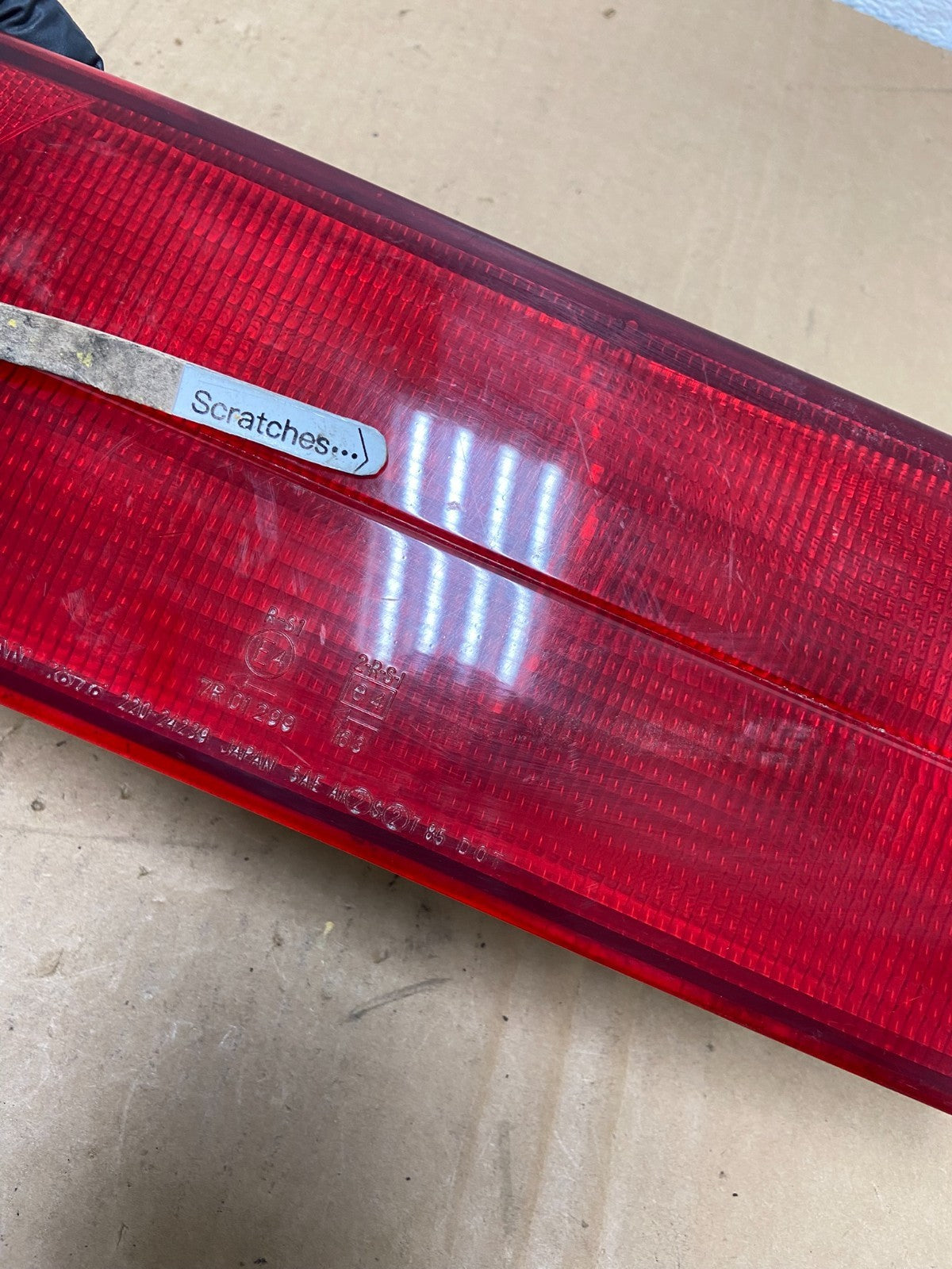 1987 to 1989 Nissan 300ZX Left Driver LH Side Tail Light AD2731 DG3