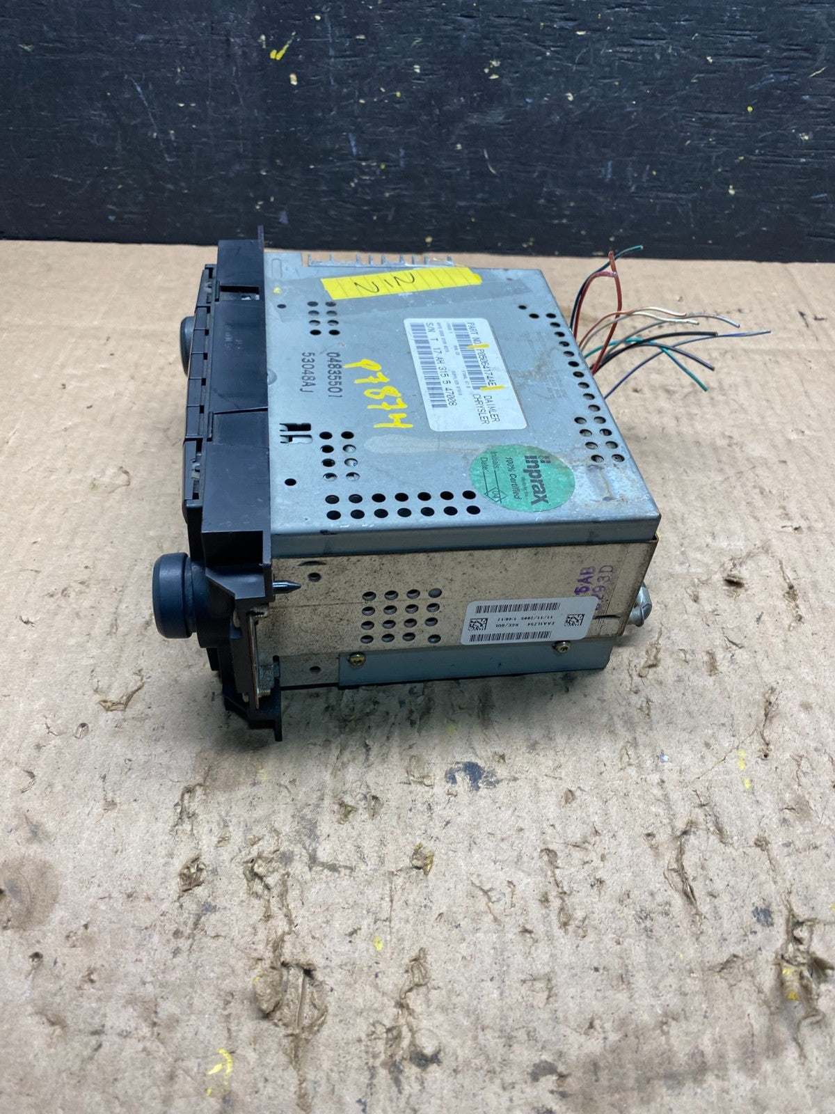 2007-2012 Chrysler Dodge Jeep Ram Radio CD MP3 AUX Receiver P7874 DG2