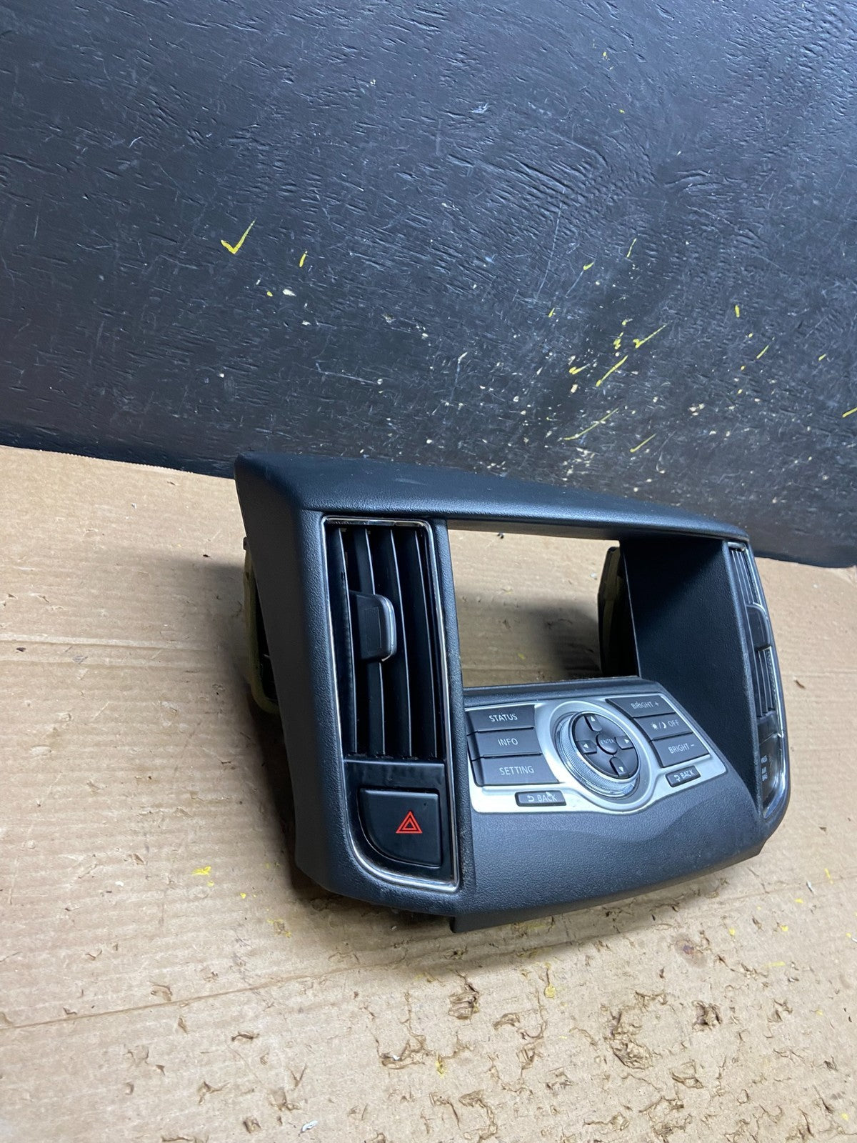2009 to 2014 Nissan Maxima Radio Audio Panel Control Bezel Trim  W6305 DG1