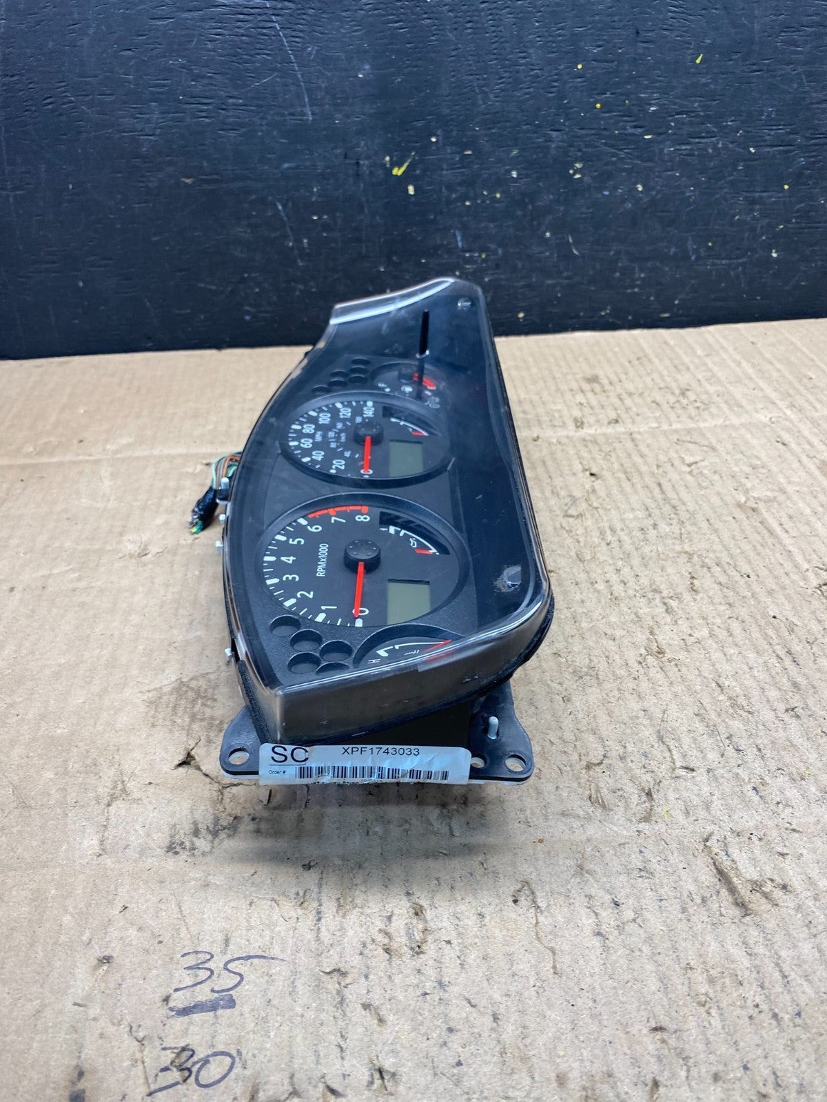 2007 Nissan Xterra Frontier Speedometer Cluster Gauge OEM P3550 DG1