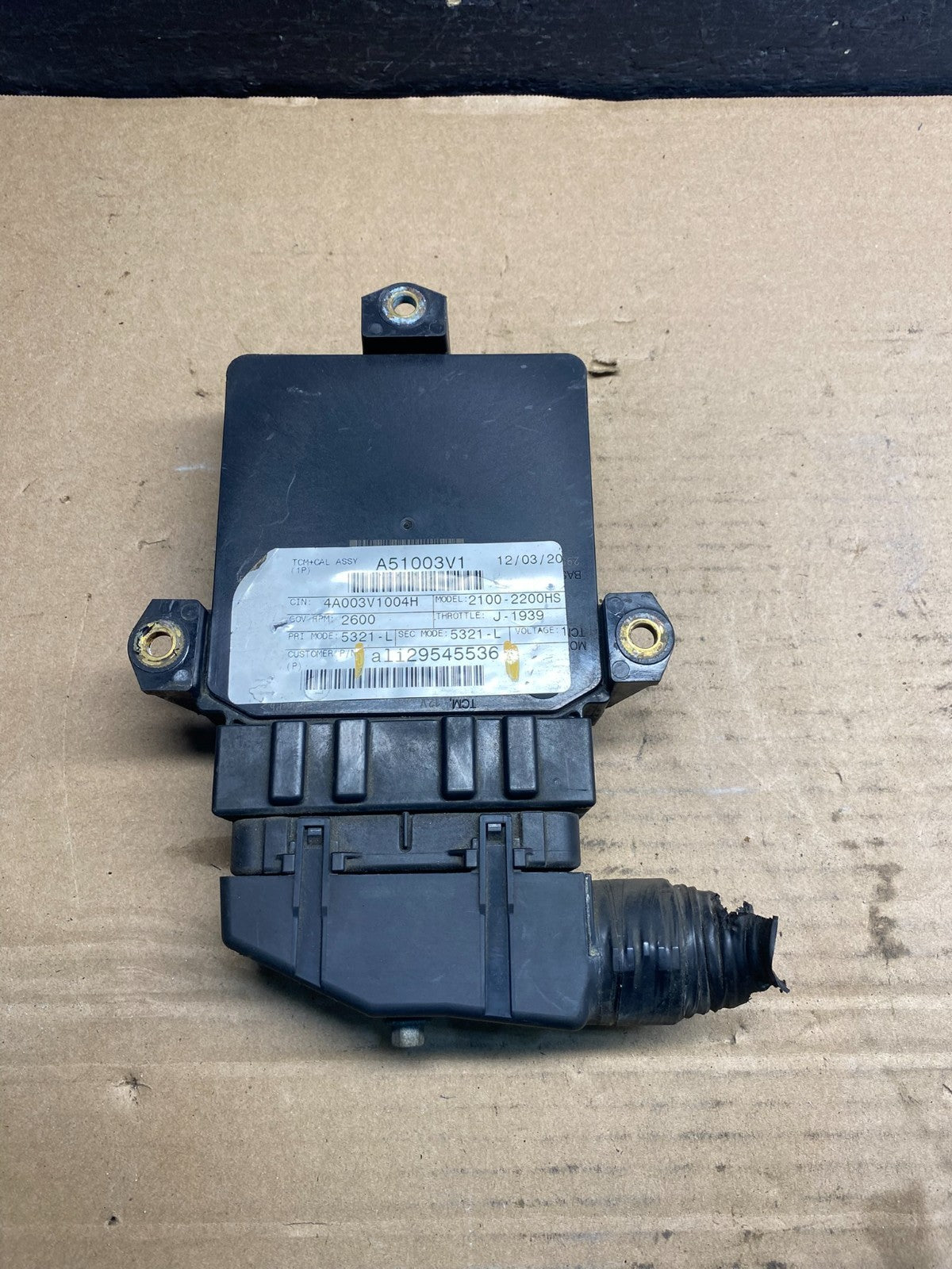 29545536 Allison TCM Transmission Control Module Computer Auto AE2125 DW0
