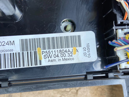 2008-2010 Dodge Grand Caravan Radio Bezel Climate Control Heat AC Heater Y8072 D6