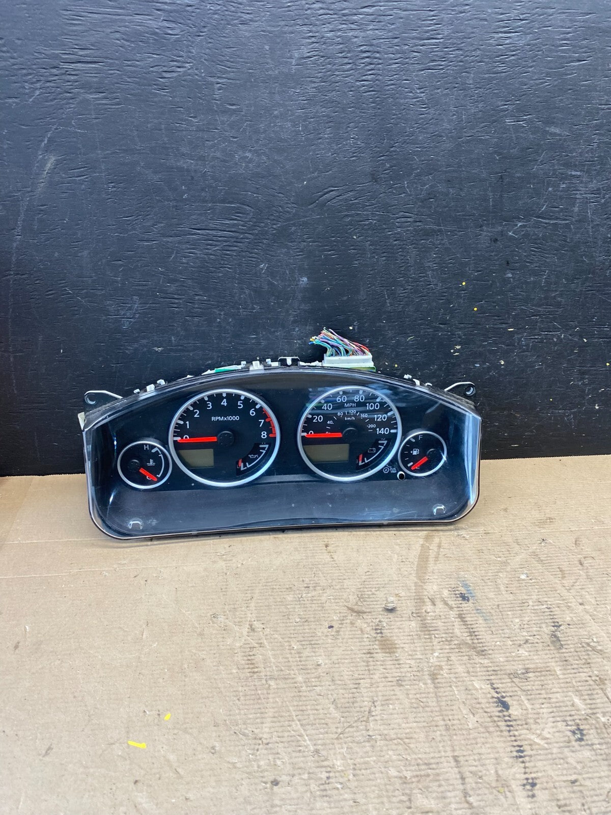 2007-2008 Nissan Pathfinder Xterra Cluster Speedometer Instrument ah9743 DG0