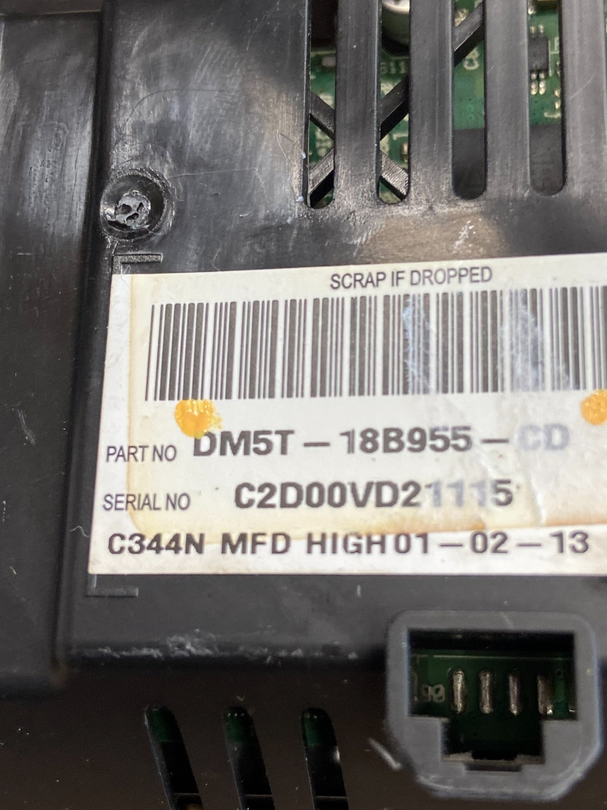 2013 Ford C-Max Upper Center Radio Info Display Screen ag4994 DG3