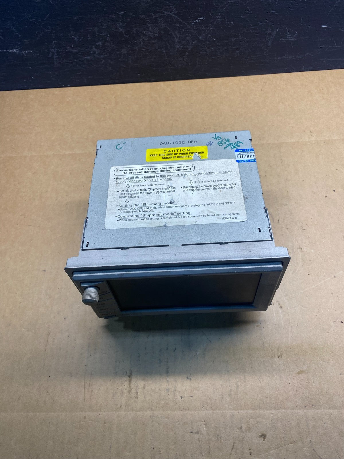 2004 - 2006 Lincoln Aviator Radio Stereo CD Player Screen GPS Navi ac2781 DG3