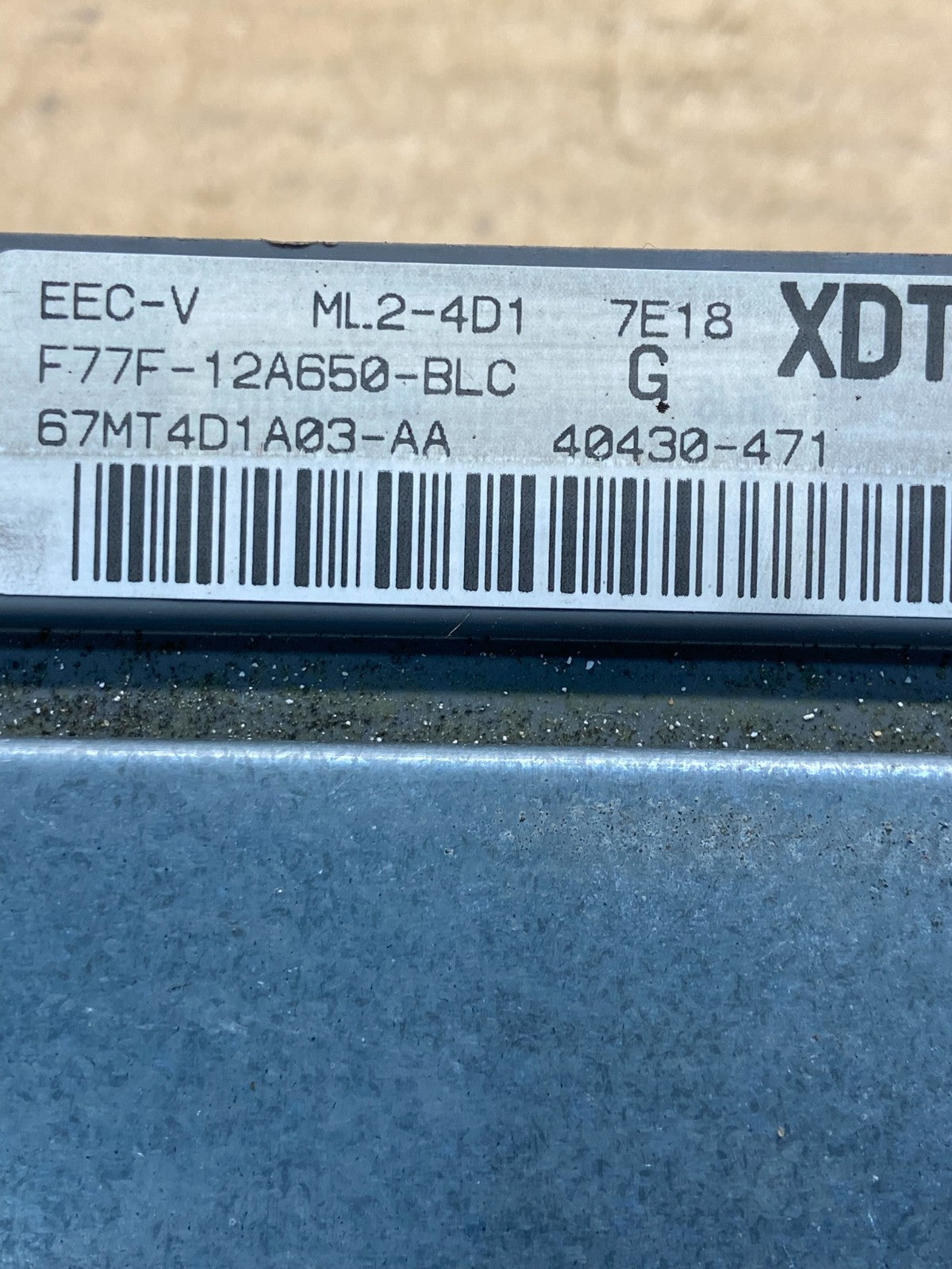 1997 Ford Explorer Engine Control Unit ECU Computer Module AE4673 DG2