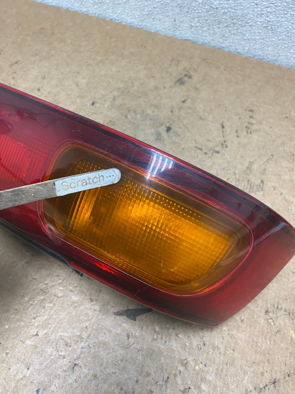 1992 to 1997 Subaru SVX Left Driver LH Side Tail Light S7620 DW4