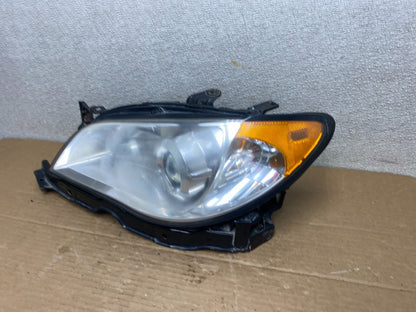 2006 to 2007 Subaru Impreza Left Side Halogen Headlights Oem Z1415 DW1
