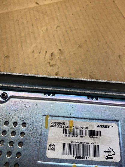 2009 to 2015 Cadillac CTS Bose Radio Stereo Audio Amplifier Amp AI7732 DG2