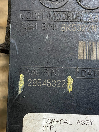 Allison Transmission Control Module 29545322 aa5480 DG2