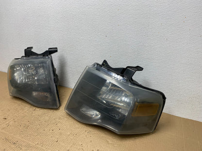 2007 - 2014 Ford Expedition Left+Right Side Headlights Halogen Oem AC4037 DW1