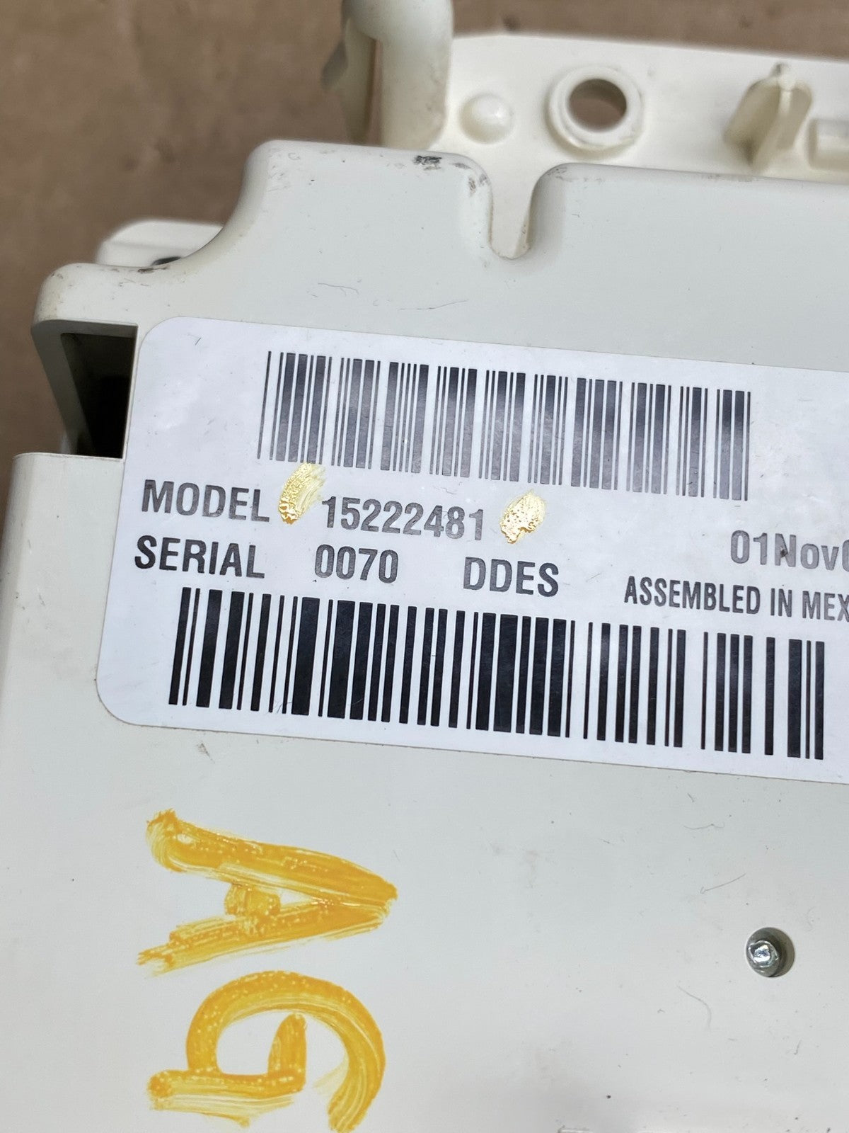 2003 to 2006 Chevrolet Silverado HVAC Heater Climate Control Module AG6477 DG4