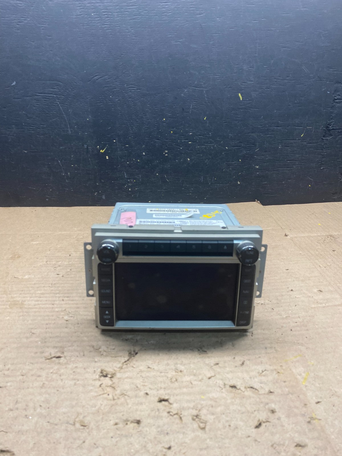 2009 Lincoln Mkx Am Fm Cd Player Radio Navigation Screen Display Q2340 DG0