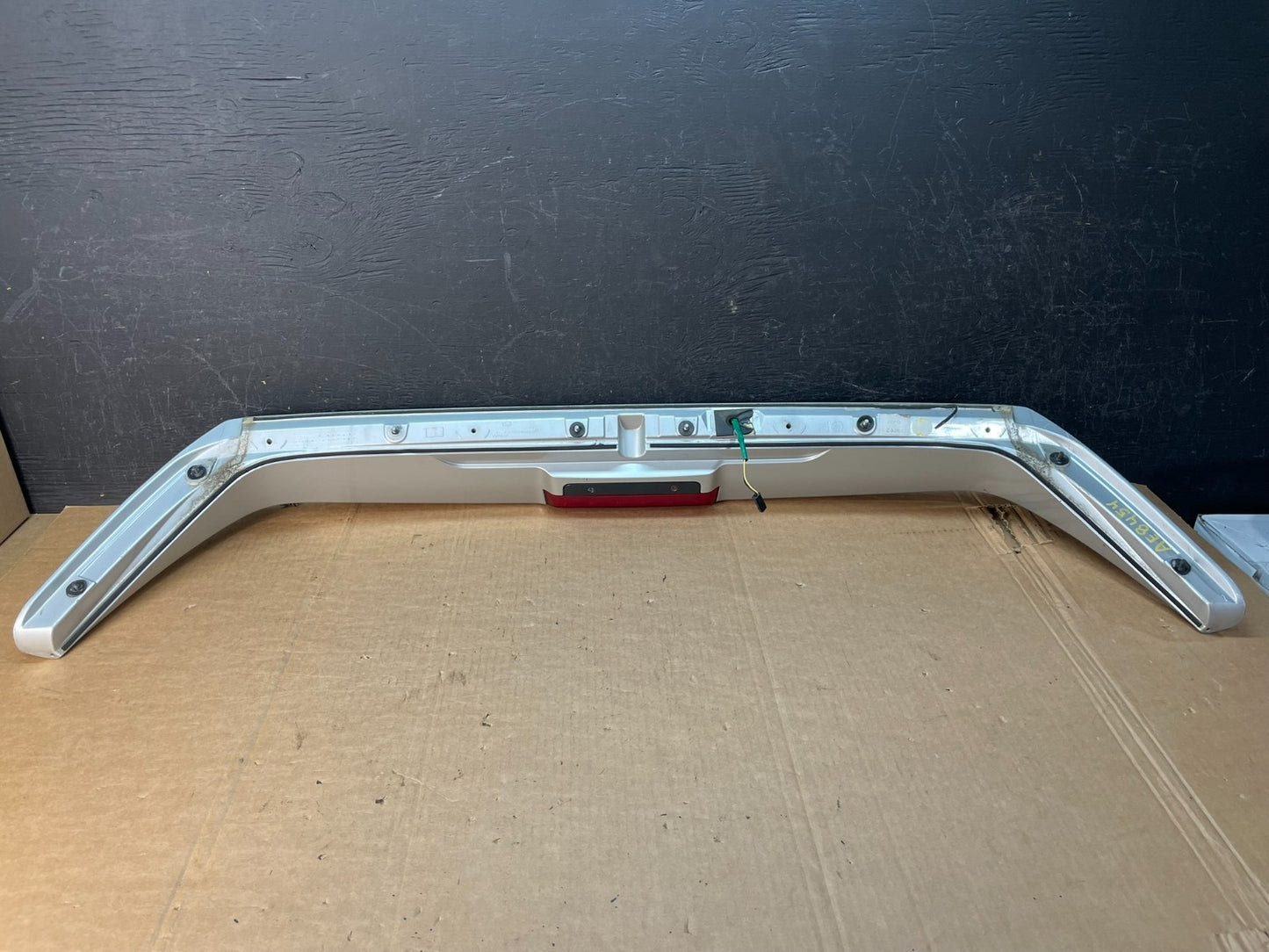 2013 to 2015 Chevrolet Spark Rear Spoiler Trim w/ Third Brake Light AE8454 DG4