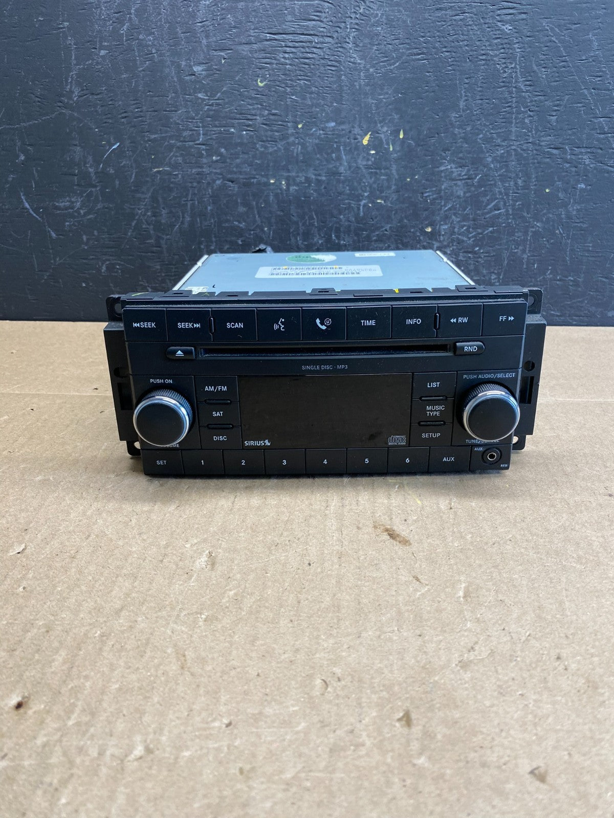 2007-2012 Chrysler Dodge Jeep Ram Radio CD MP3 AUX Receiver ac6276 DG0