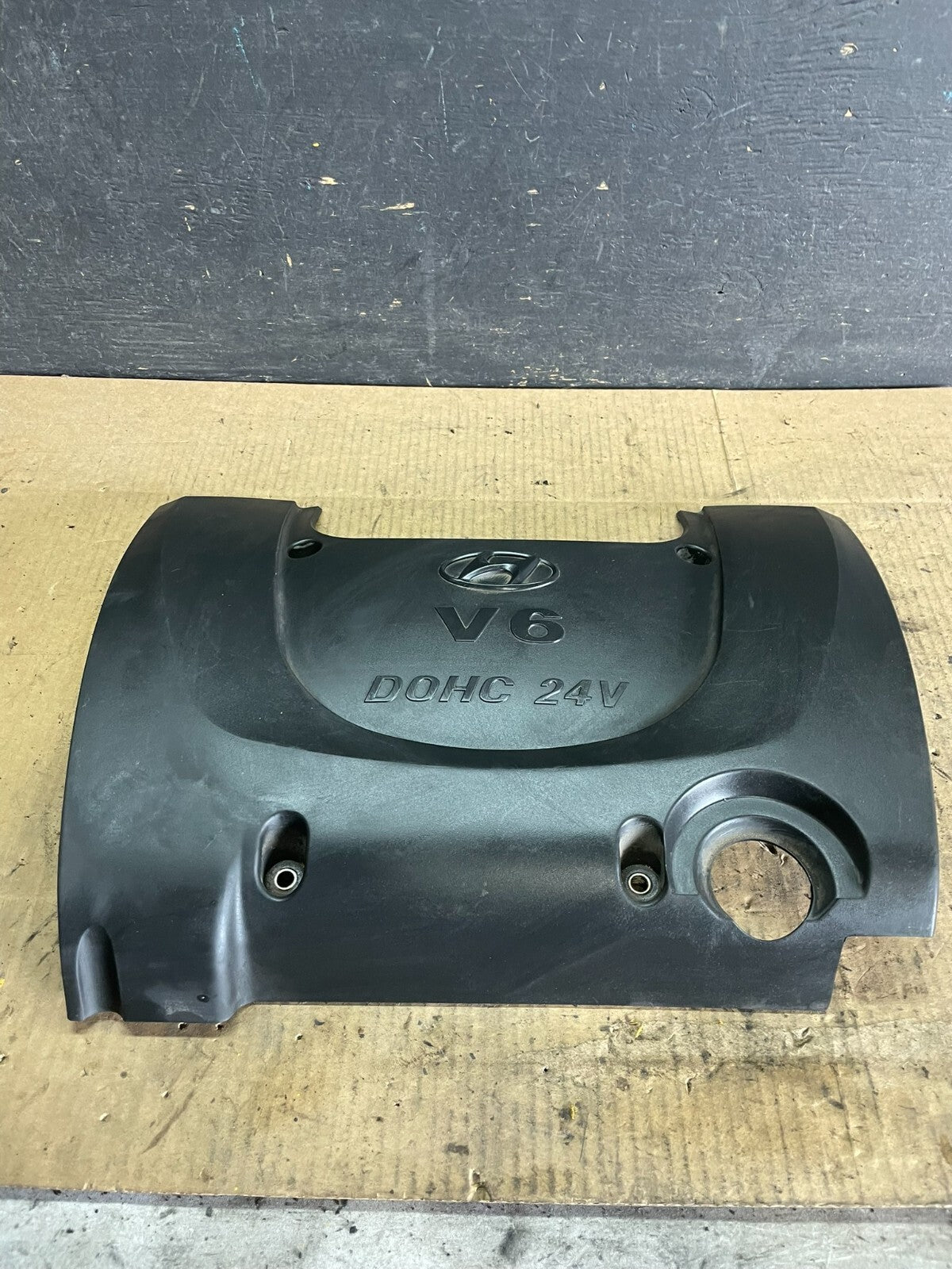 2002 to 2005 Hyundai Sonata 2.4L Engine Trim Cover J4159 DG Oem0