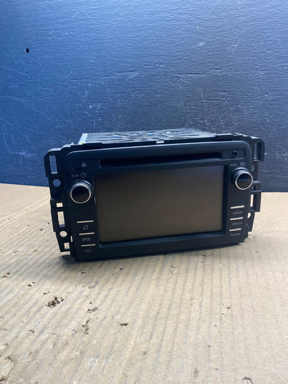 2012 to 2015 Chevrolet Traverse Am Fm Cd Player Radio Screen Display AD1743 DG0