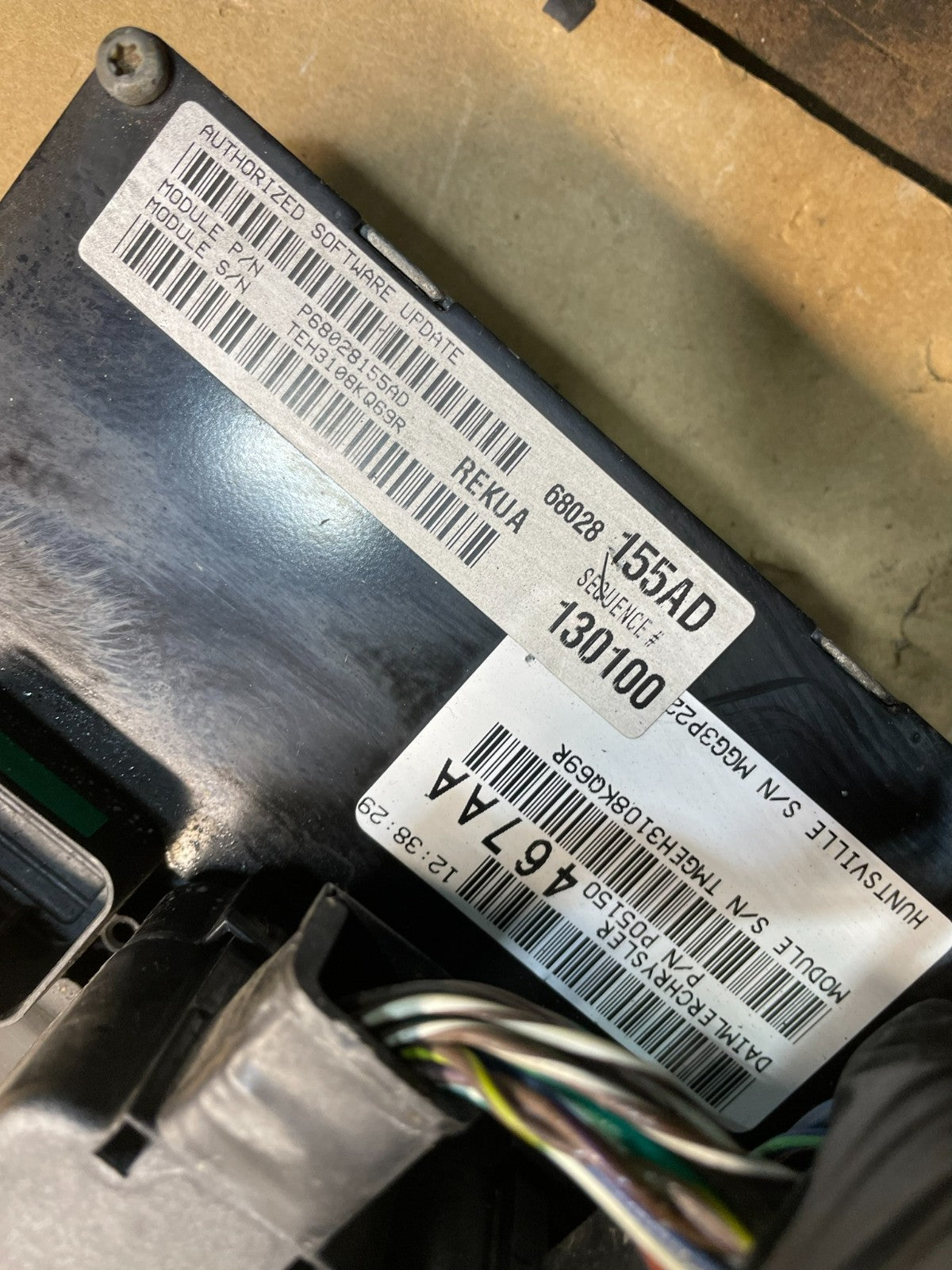 2009 to 2010 Jeep Grand Cherokee Computer Engine Control ECU ECM W4138  DG3