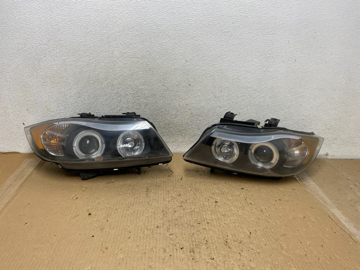 2006 to 2008 BMW 3-Series Sedan E90 Left+Right Set Side LED Headlights AH2912 DW0