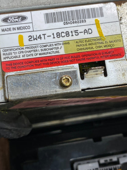 2000 2001 2002 Lincoln LS OEM Radio CD Dual Climate Control Panel OEM  w9501 DG6