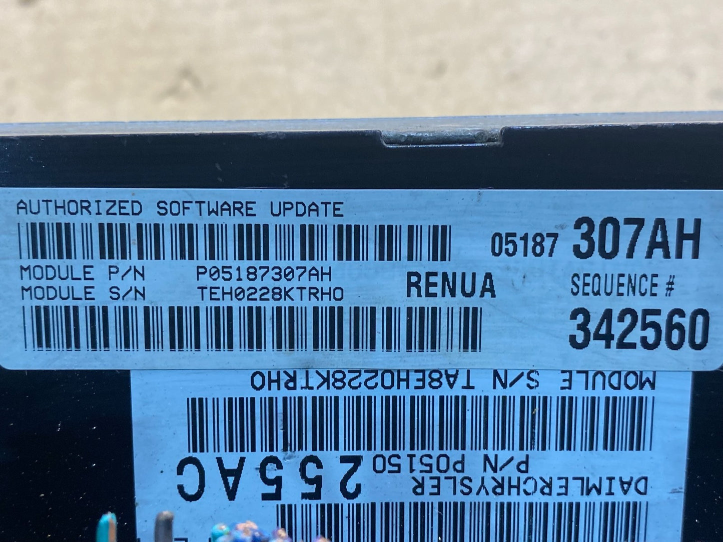 2008 Jeep Grand Cherokee Commander 4.7L Engine Computer ECU ECM AD9808 DG2