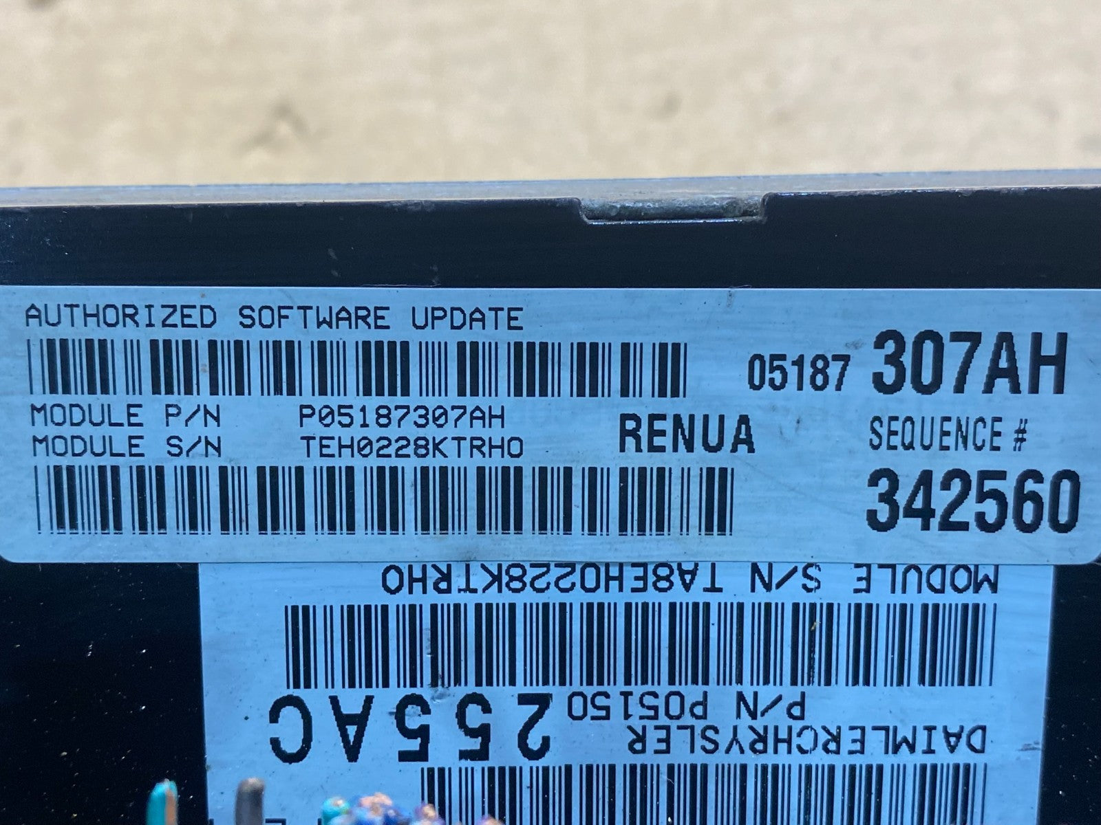 2008 Jeep Grand Cherokee Commander 4.7L Engine Computer ECU ECM AD9808 DG2