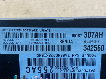 2008 Jeep Grand Cherokee Commander 4.7L Engine Computer ECU ECM AD9808 DG2