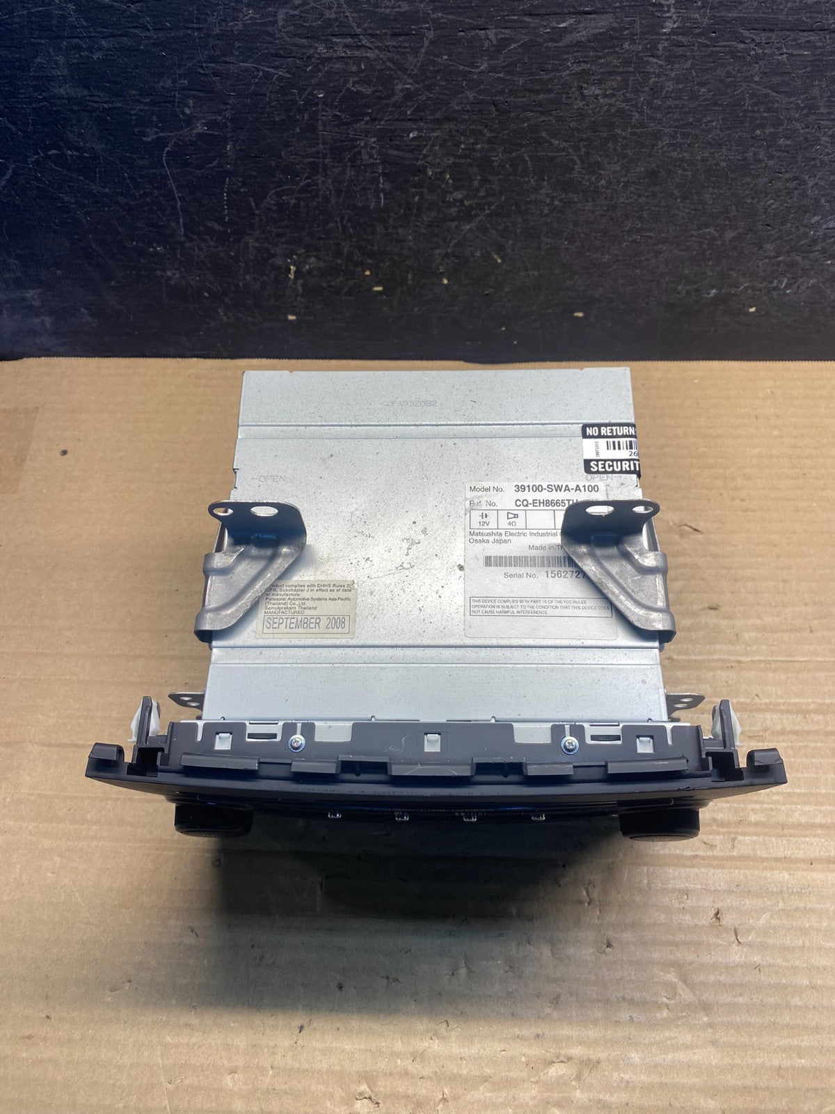 2007-2011 Honda CRV CR-V 6 CD AUX Player Radio Stereo CD Player AF3873 DW3