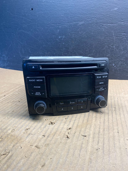 2012 to 2014 Hyundai Sonata Radio CD Player Screen Display AD1735 DG0
